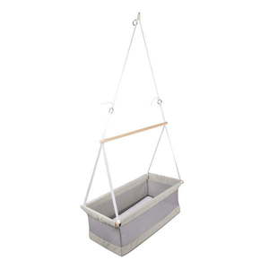 Sivá kolíska 90x45 cm Safe asleep – Roba vyobraziť