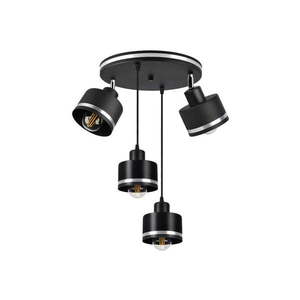 Čierne kovové závesné svietidlo Wama - Candellux Lighting vyobraziť