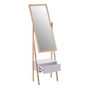 Stojacie zrkadlo s dreveným rámom 45x160 cm Rostok – Premier Housewares vyobraziť