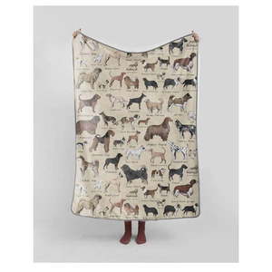 Deka 130x170 cm Dog Types - Really Nice Things vyobraziť