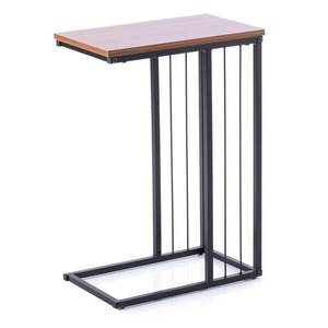 Odkladací stolík s doskou v dekore orechového dreva 25x45 cm Flurta – Homede vyobraziť