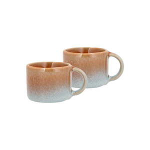 Oranžové hrnčeky na espresso z kameniny v súprave 2 ks 80 ml Styles – Villa Collection vyobraziť