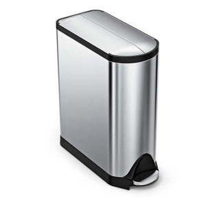 Pedálový oceľový odpadkový kôš 45 l - simplehuman vyobraziť