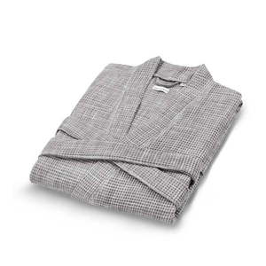 Sivý bavlnený župan veľkosť L/XL Grade - Foutastic vyobraziť