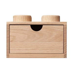 Detský úložný box z dubového dreva LEGO® Wood vyobraziť