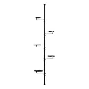 Čierny teleskopický etažér na kvetiny Esschert Design, dĺžka 210 - 301 cm vyobraziť