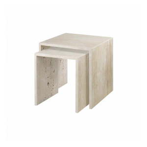 Kamenné odkladacie stolíky v súprave 2 ks 45x45 cm VARU – Blomus vyobraziť