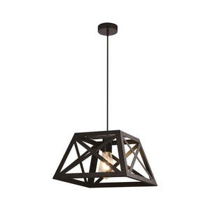 Čierne kovové závesné svietidlo 32x32 cm Origami - Candellux Lighting vyobraziť