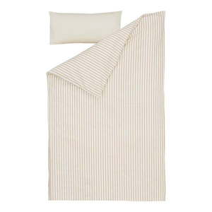 Set béžových detských obliečok a plachty z organickej bavlny Kave Home Ghia, 60 x 120 cm vyobraziť