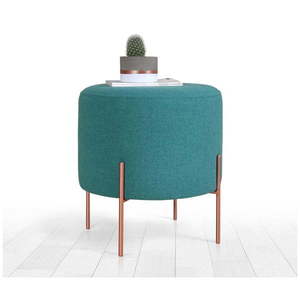 Modrý taburet Copper – Artie vyobraziť