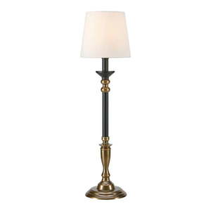 Čierno-bronzová stolová lampa s textilným tienidlom (výška 73 cm) Gent – Markslöjd vyobraziť