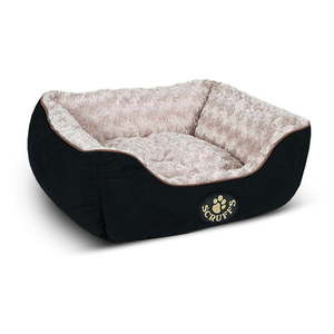 Čierny plyšový pelech pre psa 50x60 cm Scruffs Wilton M – Plaček Pet Products vyobraziť