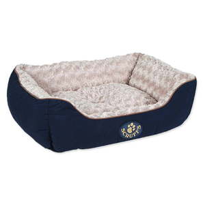 Tmavomodrý plyšový pelech pre psa 50x60 cm Scruffs Wilton M – Plaček Pet Products vyobraziť