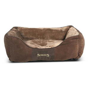 Hnedý plyšový pelech pre psa 50x60 cm Scruffs Chester M – Plaček Pet Products vyobraziť