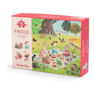 Puzzle La Grande Familie – Moulin Roty vyobraziť