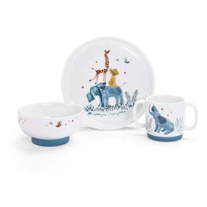 Porcelánová detská jedálenská súprava 3 ks Sous mon Baobab – Moulin Roty vyobraziť