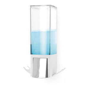 Biely nástenný dávkovač mydla 500 ml – Compactor vyobraziť