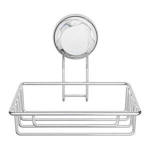 Samodržiaca oceľová nádobka na mydlo v striebornej farbe Bestlock Bath – Compactor vyobraziť