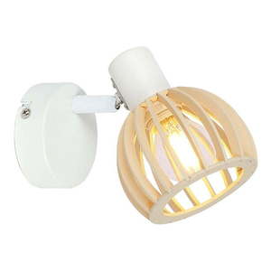 Nástenné svietidlo v bielo-prírodnej farbe ø 10 cm Atarri – Candellux Lighting vyobraziť
