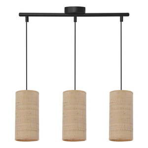 Béžové závesné svietidlo s ratanovým tienidlom ø 12 cm Fleri – Candellux Lighting vyobraziť