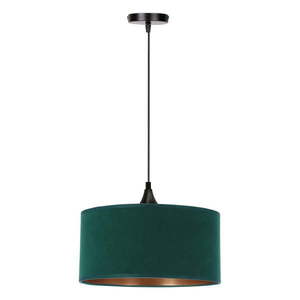 Závesné svietidlo v petrolejovej farbe s textilným tienidlom ø 30 cm Maloto – Candellux Lighting vyobraziť