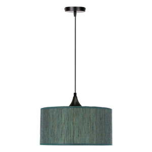 Tmavozelené závesné svietidlo s textilným tienidlom ø 30 cm Patti – Candellux Lighting vyobraziť