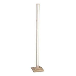 Svetlohnedá LED stojacia lampa s kovovým tienidlom (výška 121 cm) Alset – Candellux Lighting vyobraziť