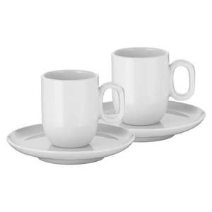 Biele porcelánové šálky v súprave 2 ks na espresso 60 ml Barista – WMF vyobraziť
