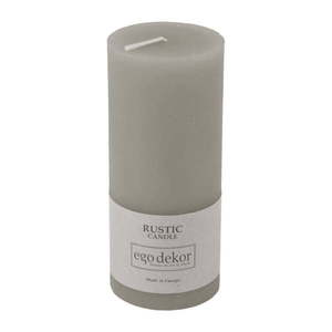 Sivá sviečka Rustic candles by Ego dekor Rust, doba horenia 58 h vyobraziť