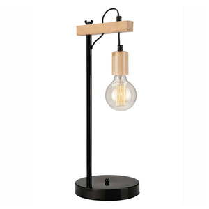 Stolová lampa v prírodnej farbe, výška 56 cm Leon – LAMKUR vyobraziť