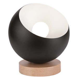 Čierna stolová lampa, výška 19 cm Ava - LAMKUR vyobraziť