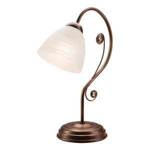 Tmavohnedá stolová lampa (výška 39 cm) Emilio – LAMKUR vyobraziť