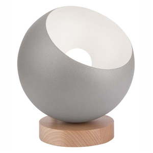Sivá stolová lampa, výška 19 cm Ava - LAMKUR vyobraziť