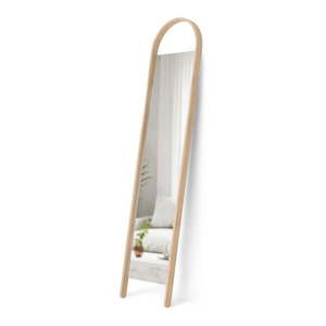 Stojacie zrkadlo s dreveným rámom 45x196 cm Bellwood – Umbra vyobraziť
