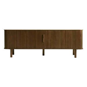 Hnedý TV stolík v dekore duba 56x160 cm Cavo – Unique Furniture vyobraziť