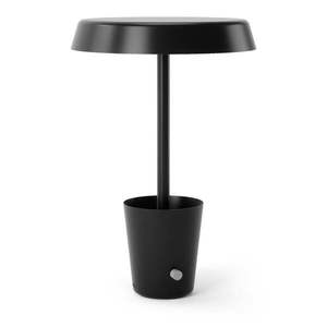 Matne čierna LED stolová lampa (výška 31 cm) Cup – Umbra vyobraziť