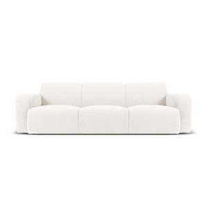Biela pohovka z textílie bouclé 235 cm Molino – Micadoni Home vyobraziť