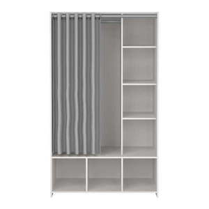 Bielo-sivá šatníková skriňa 105x180 cm Kit – Tvilum vyobraziť