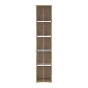 Knižnica v dekore duba v bielo-prírodnej farbe 41x205 cm Sign – Tvilum vyobraziť