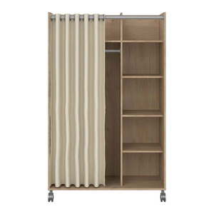 Šatníková skriňa v dekore duba v bielo-béžovej farbe 100x160 cm Kit – Tvilum vyobraziť