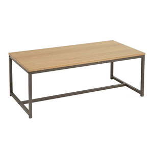 Konferenčný stolík v prírodnej farbe 50x100 cm – Casa Selección vyobraziť