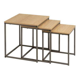 Odkladacie stolíky v súprave 3 ks 40x40 cm – Casa Selección vyobraziť