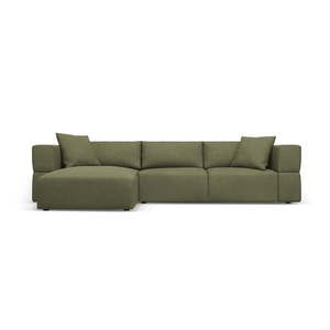 Svetlozelená rohová pohovka, ľavý roh Esther – Milo Casa vyobraziť