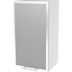 HALMAR Vento GV-40/72 L horná kuchynská skrinka biela / hliník / mliečne sklo vyobraziť