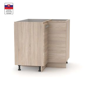 KONDELA Nova Plus NOPL-061-RS kuchynská skrinka dub sonoma vyobraziť
