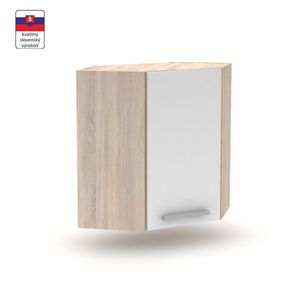 KONDELA Nova Plus NOPL-013-OH kuchynská skrinka dub sonoma / biela vyobraziť
