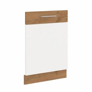 KONDELA Vega ZM dvierka na umývačku 713x596 cm dub lancelot / biely vysoký lesk vyobraziť