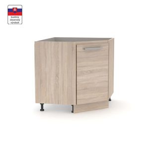 KONDELA Nova Plus NOPL-065-RS kuchynská skrinka dub sonoma vyobraziť