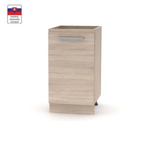 KONDELA Nova Plus NOPL-063-0S kuchynská skrinka dub sonoma vyobraziť