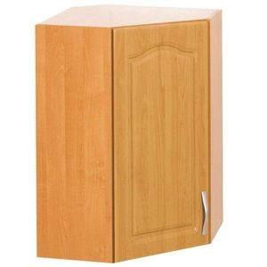 KONDELA Lora MDF New W60/60 L horná rohová kuchynská skrinka jelša vyobraziť